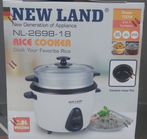 پلوپز نیولند (Rice Cooker) مدل: (NL-2698-18)