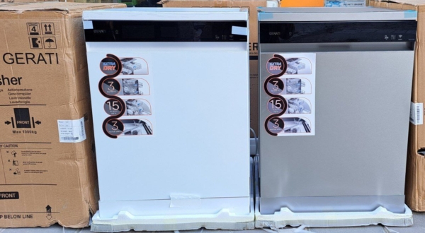 ظرفشویی گراتی_GERATI تاچ لمسی_3سبد_15نفر inverter technology