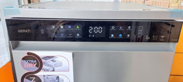 ظرفشویی گراتی_GERATI تاچ لمسی_3سبد_15نفر inverter technology - تصویر 3