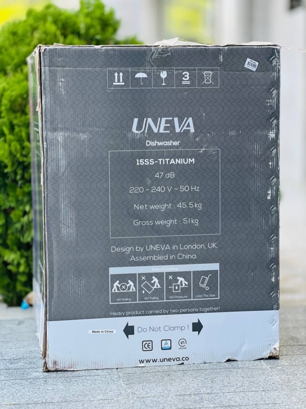 ظرفشویی یونیوا MODEL: 15SS TITANUM UNEVA طرح 425 سه سبد ۱۵ نفره - تصویر 4