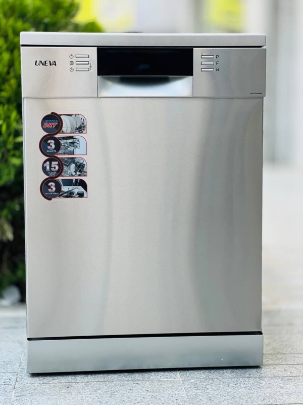 ظرفشویی یونیوا MODEL: 15SS TITANUM UNEVA طرح 425 سه سبد ۱۵ نفره