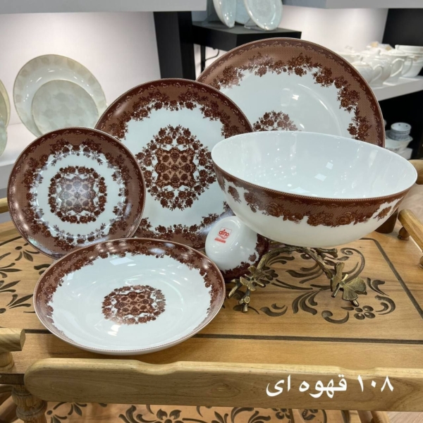 سرویس آرکوپال ۲۶پارچه کف گل دینو - تصویر 11
