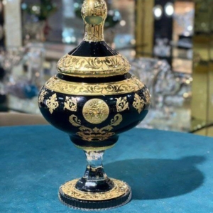 جدیدترین سرویس کریستال سال سری کامل ۶نفره کاملا طلاکوب