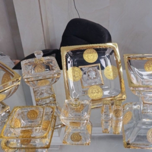 سرویس زیبایی نوبل لب طلا گل ورساچه سری کامل