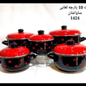 ست ۱۰ پارچه لعابی کیفیت فوق العاده و بی نظیر ترکیه