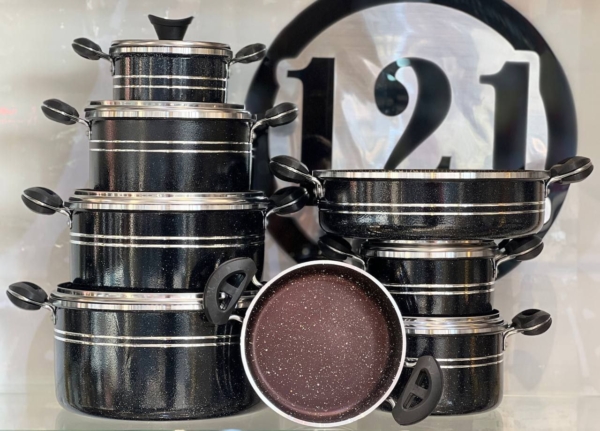 سرویس ۱۴پارچه طرح چدن سهند گرانیتی