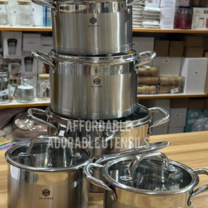سرویس قابلمه استیل gk store cookware set ده تیکه