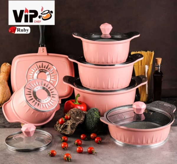 سرویس قابلمه برند vip قالب روبی ۱۲پارچه - تصویر 7