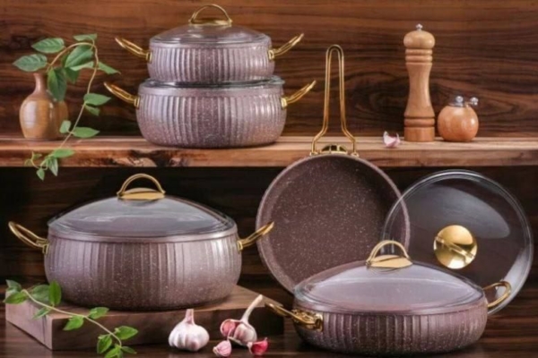 سرویسهای 10 پارچه قابلمه خمره ای - تصویر 5
