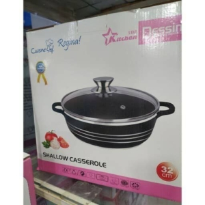 تابه گرانیت دسینی دو دسته درب دار سایز ۳۲