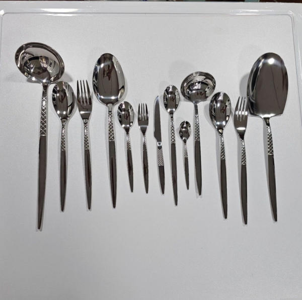 سرویس قاشق و چنگال 120پارچه 24نفره یونیک - تصویر 8