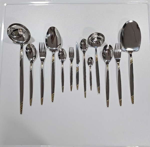 سرویس قاشق و چنگال 120پارچه 24نفره یونیک - تصویر 10