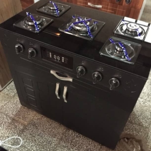 گاز مبله MDF صحفه شیشه ای