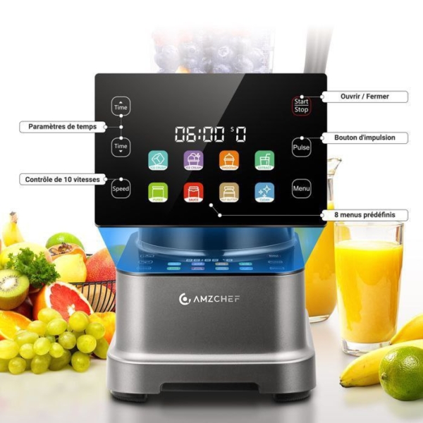 مخلوط کن فوق حرفه ایamzachef model:XL-05 - تصویر 2