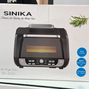 گریل و سرخ کن چندکاره سینکا sinika مدل 6200 ۱۲ برنامه