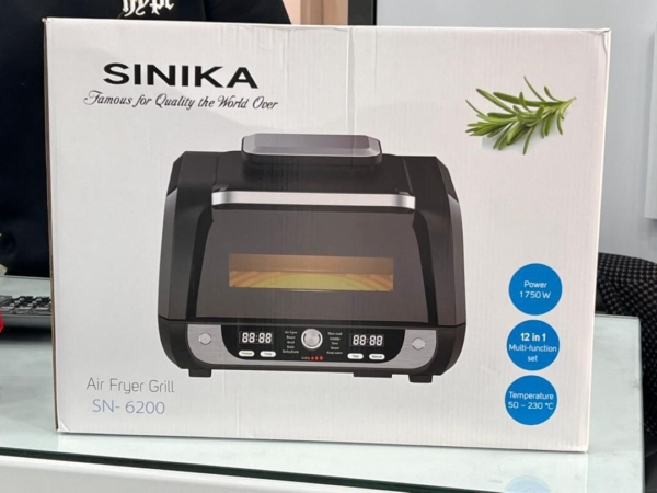 گریل و سرخ کن چندکاره سینکا sinika مدل 6200 ۱۲ برنامه