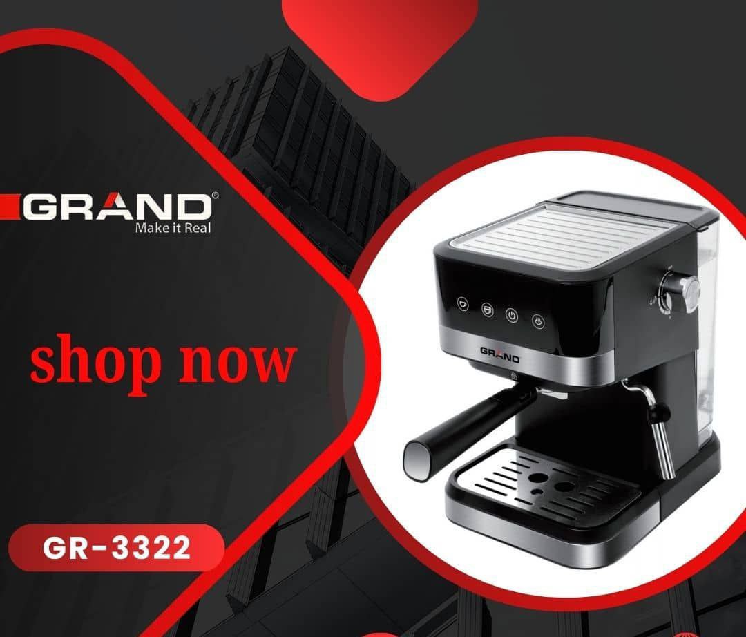 اسپرسوساز فوق حرفه ای و نیمه صنعتی گرند آلمان مدل 3322