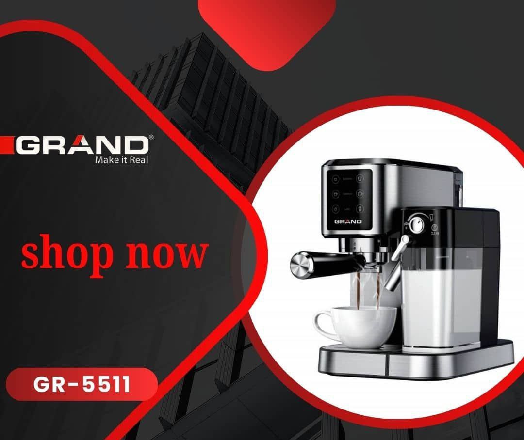 اسپرسوساز فوق حرفه ای و نیمه صنعتی گرند آلمان مدل 5511