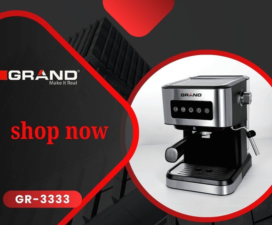 اسپرسوساز فوق حرفه ای و نیمه صنعتی گرند آلمان مدل 3333