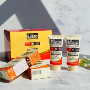 کرم ضد آفتاب رنگی کرم پودری الارو(Ellaro