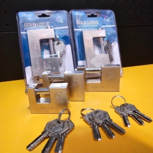 قفل کتابی فولادی وکیومی GOLD LOTUS