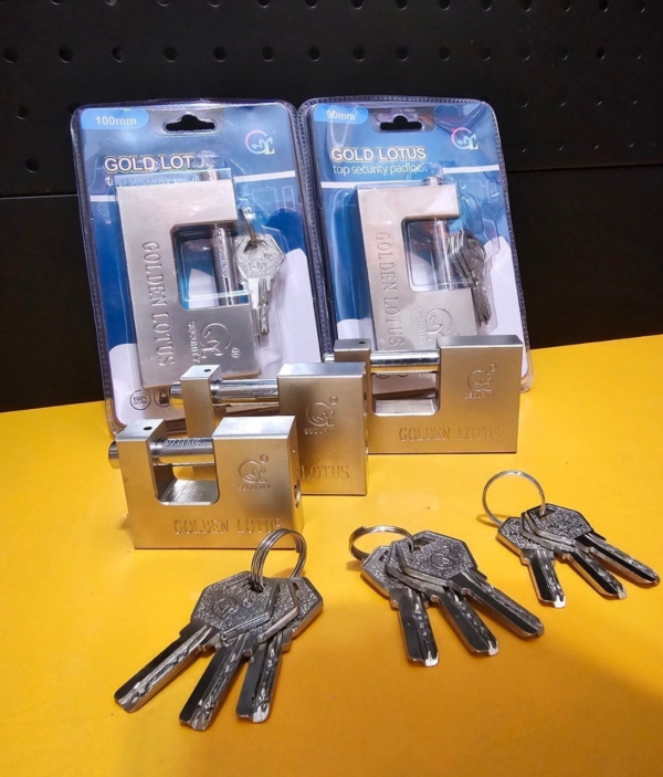 قفل کتابی فولادی وکیومی GOLD LOTUS
