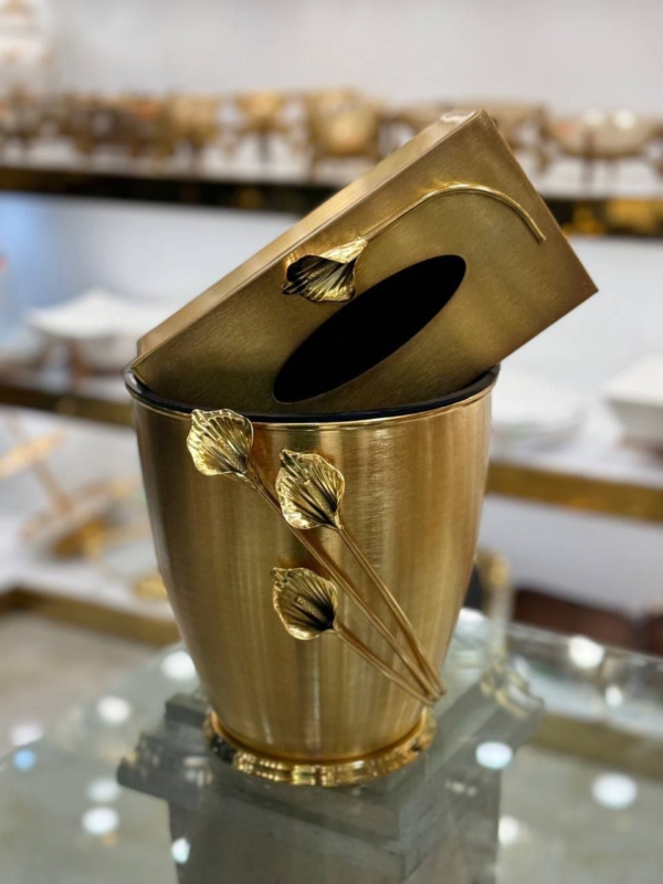 سطل و دستمال لیلیوم فلز آبکاری