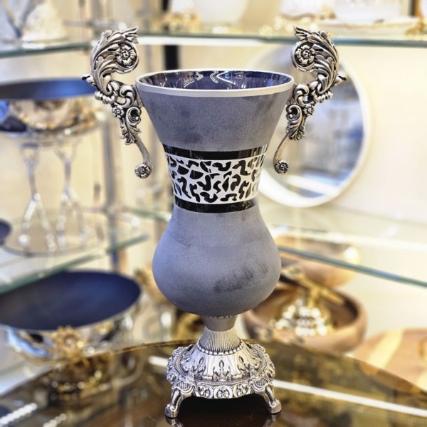 سرویس پذیرایی طلایی کار شده دستی - تصویر 3