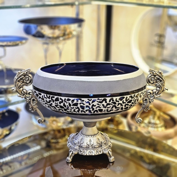سرویس پذیرایی طلایی کار شده دستی - تصویر 7