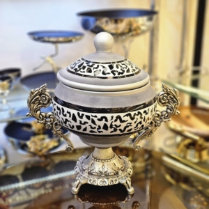 سرویس پذیرایی طلایی کار شده دستی