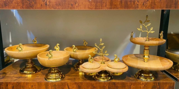 سرویس ۵پارچه سنجاب چوب راش