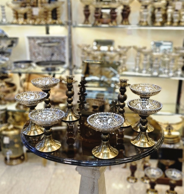 هفت_سین پایه توپی آنتیک