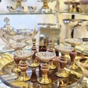 هفت_سین پایه چوبی آنتیک کد : A 7020