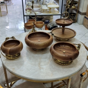 سرویس پنج تیکه چوبی مدلی لیلیوم
