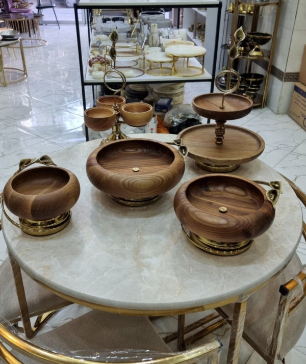 سرویس پنج تیکه چوبی مدلی لیلیوم