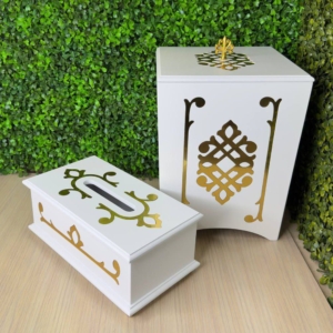 سطل دستمال چوبینه
