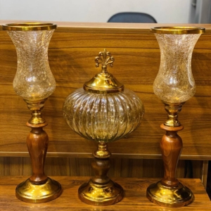 ست شمعدان و شکلات انتیک
