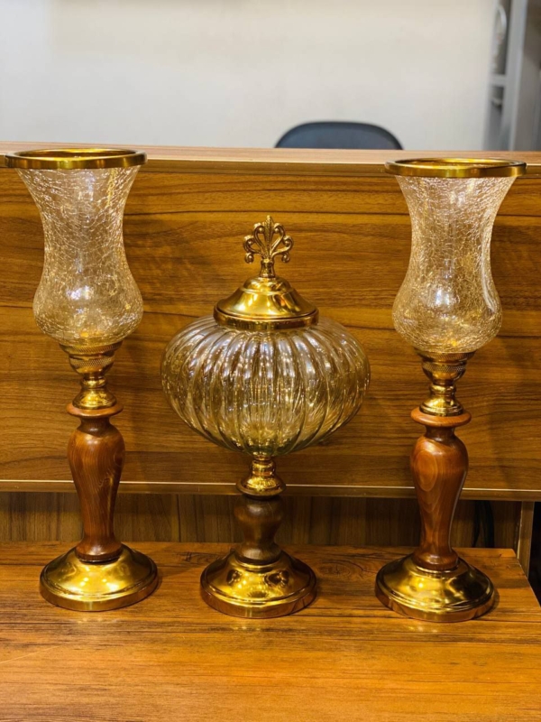 ست شمعدان و شکلات انتیک