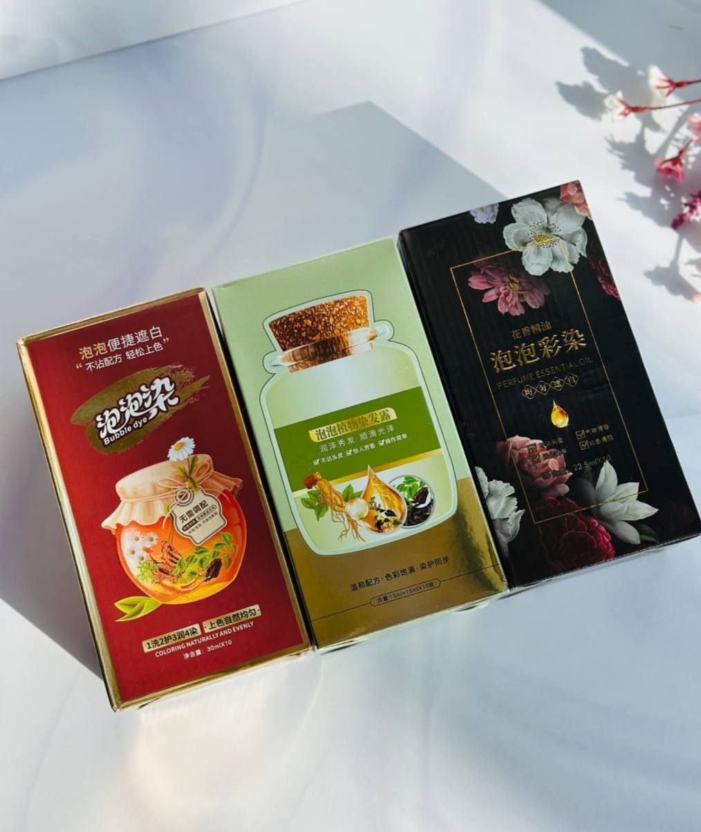 شامپو رنگ مو ساشه ای بدون دکلره