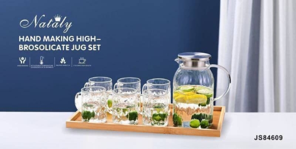 سرویس پارچ و لیوان ناتالی پیرکس درجه ۱ وارداتی - تصویر 10