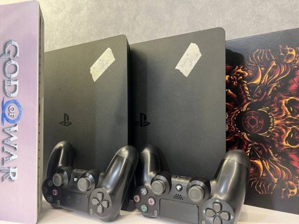 Ps4 slim 500gb Full game+pes 21 تك دسته اصلي