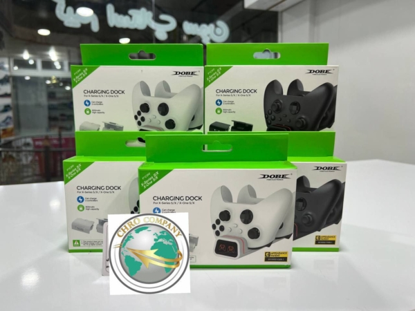 پايه شارژر چراغ دار دسته x-box