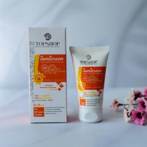 ضد آفتاب SPF90 بی رنگ تاپ شاپ