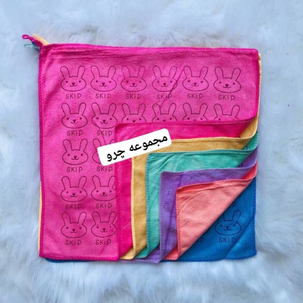 دستمال 40*40 خرگوشی