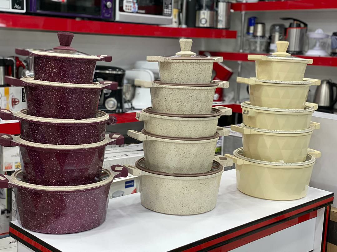 مقایسه قابلمه نانو گرانیتی با استیل و چدن