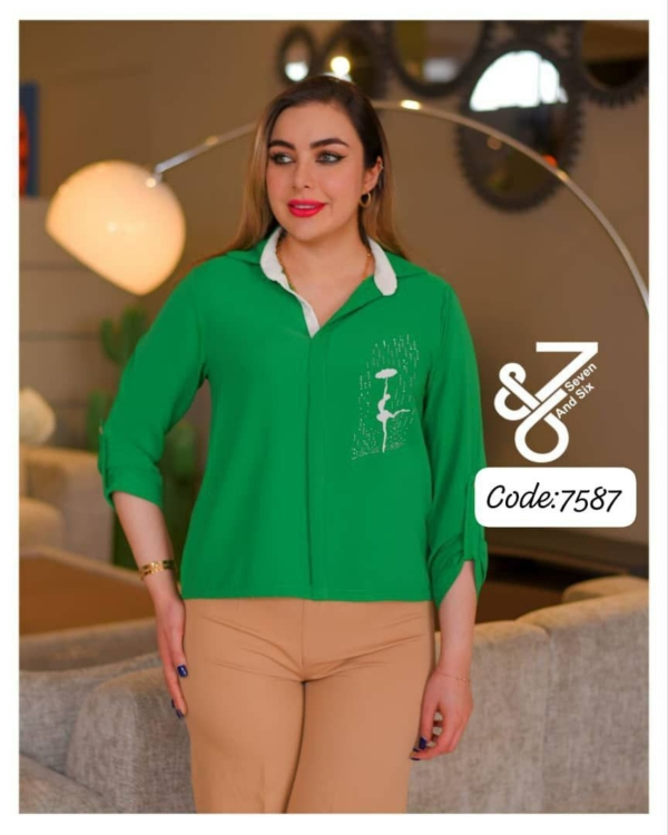 شومیز طرح باله - تصویر 5