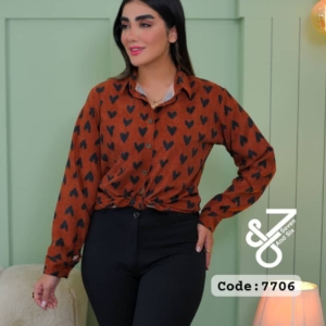 شوميز یقه مردونه 