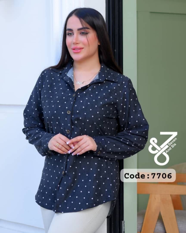 شوميز یقه مردونه  - تصویر 6