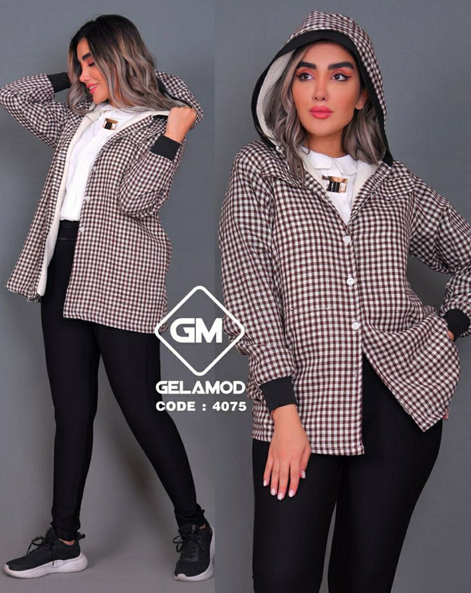 کت کشمیر کلاه دار - تصویر 4