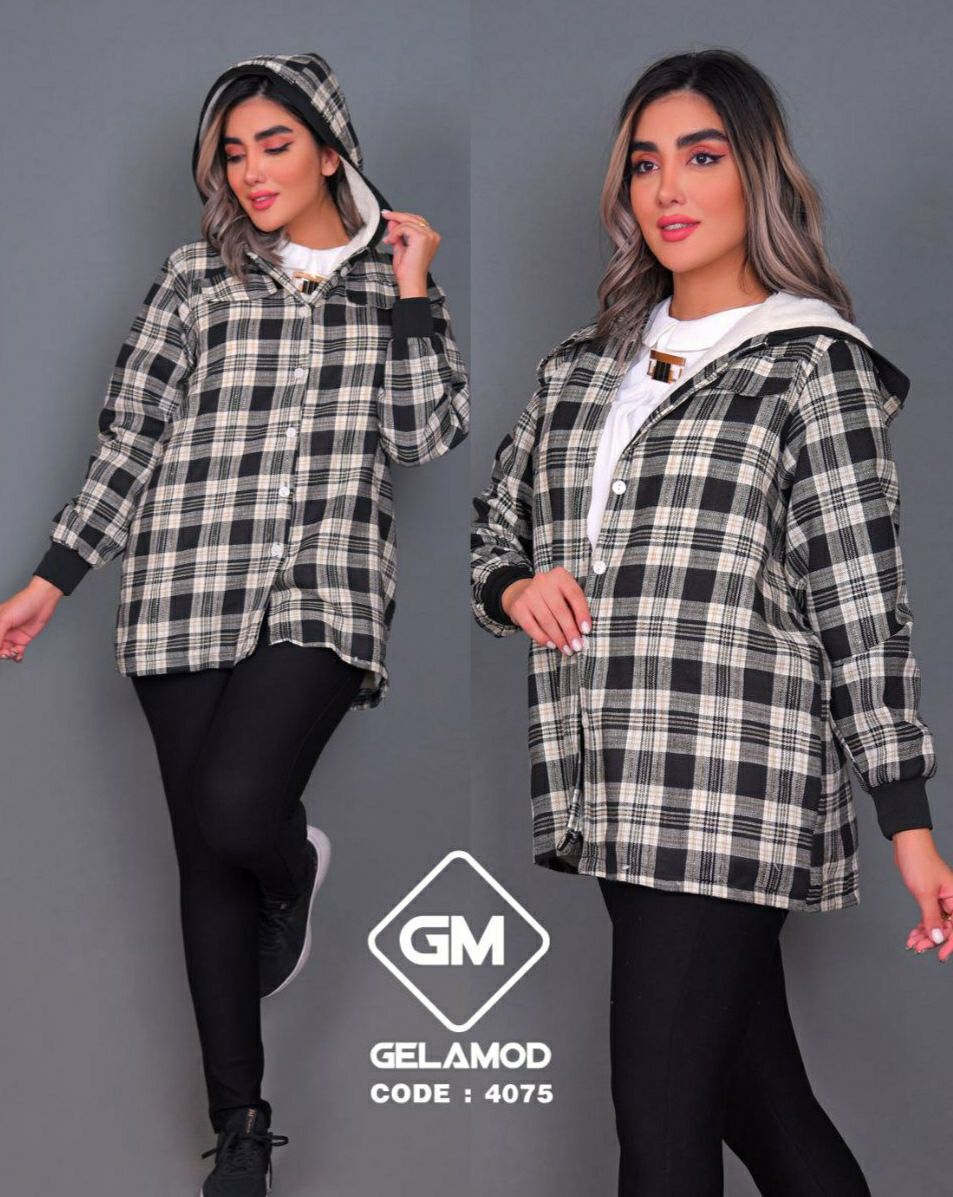 کت کشمیر کلاه دار - تصویر 5